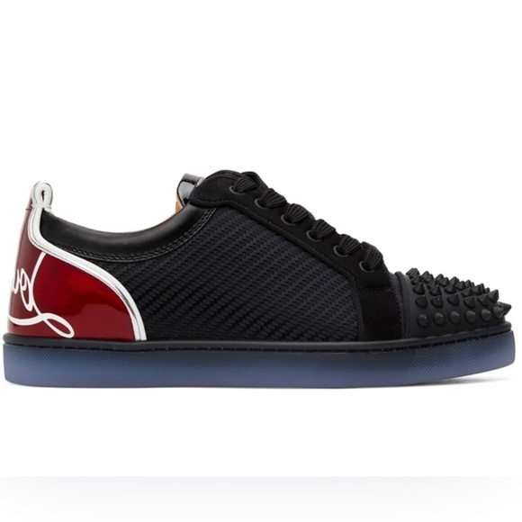 Christian Louboutin black Fun Louis Junior Soike sneakers. Worn 1x - Picture 5 of 5